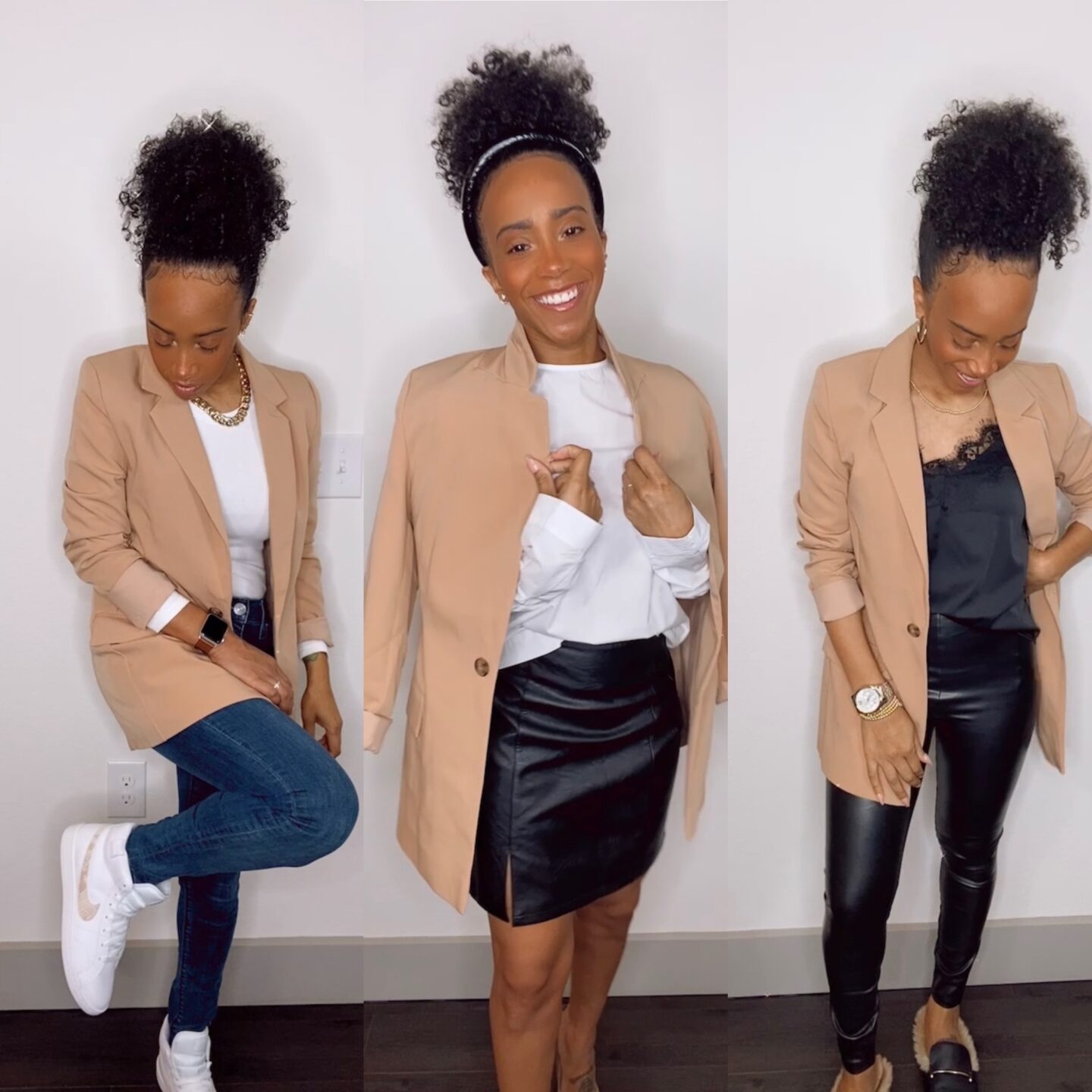 STYLING SESSIONS  One blazer. Three ways. Stylist @JDOS breaks