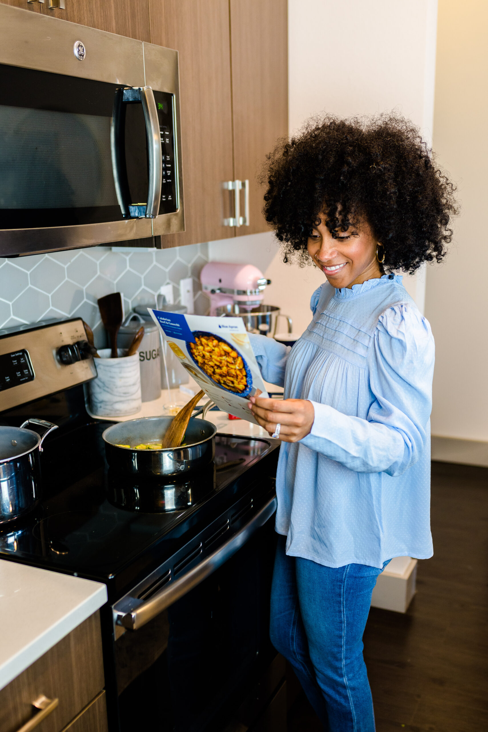 Cooking with Blue Apron for Self Care - Tiffany Turner Moon Lifestyle Blog