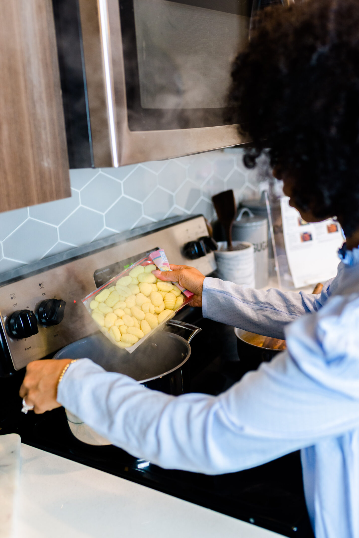 Blue Apron's Calabrian Beef & Gnocchi with Zucchini and Romano Cheese